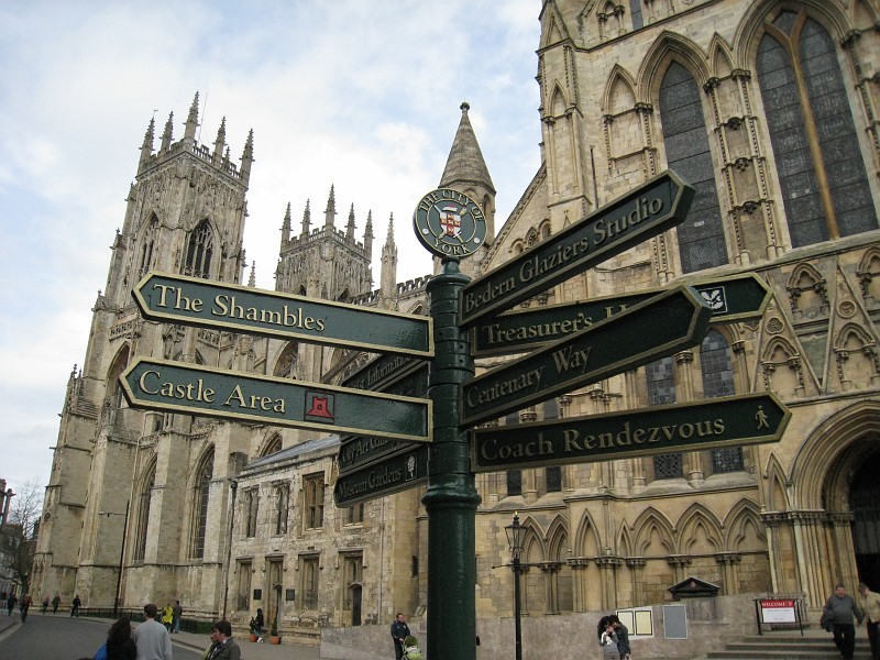 2011 UK England York 0775.jpg - A visit to Newcastle England for a company audit allowed time to visit the city of York. Train rides, train museum, walled city, large churches.